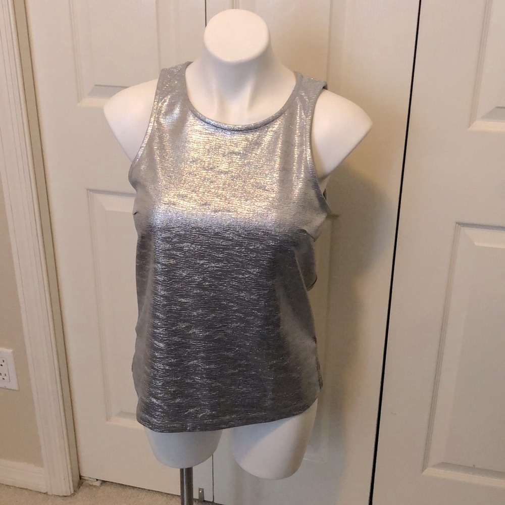 Calvin Klein dressy silver tank